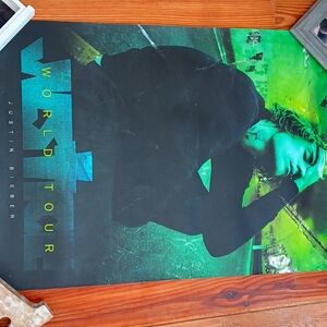Brand new Justin Bieber justice world tour poster limited edition